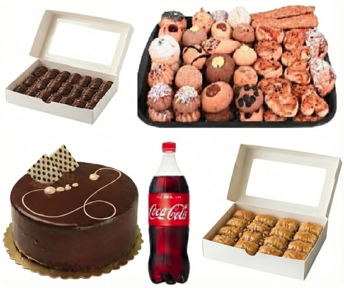 1 kg Ekler Dahil 5'li Cevizli Menü