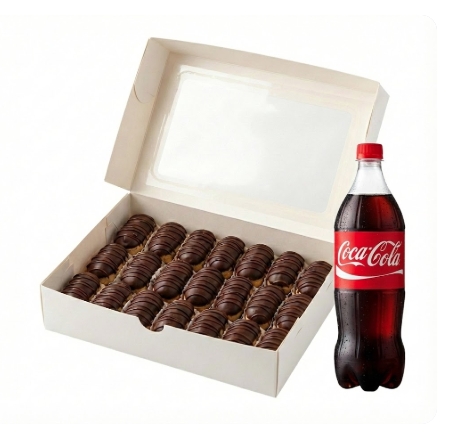 1000 Gr Çikolatalı Ekler Pasta + 1 Litre Kola Menüsü