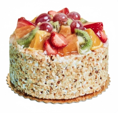 Efsane Tat Deneyimi 6-9 Kişilik Hafif Meyveli Pasta