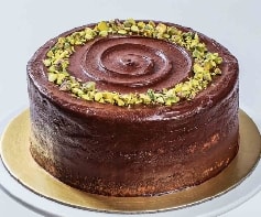 Kutlama İçin Çikolatalı Fıstıklı Mini Yaş Pasta