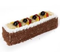 Mevsim Meyveli 4-6 Kişilik Baton Yaş Pasta