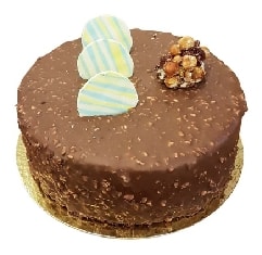 Zengin Lezzet 6-9 Kişilik Yuvarlak Çikolatalı Pasta